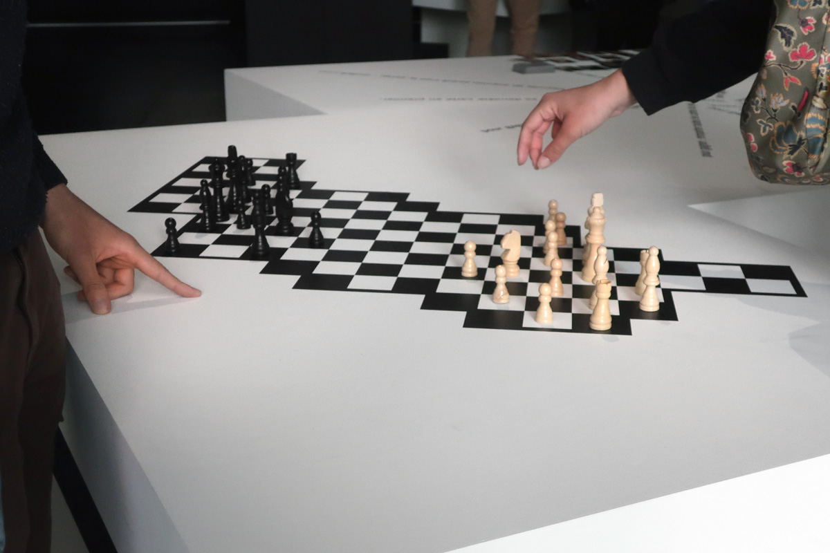 Elsa Werth, Dispositif de mediation Fluxus, Pom Pom Pidou, Le Tripostal 2025_Mat en 3 coups_2